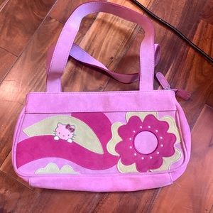 Hello Kitty suede purse